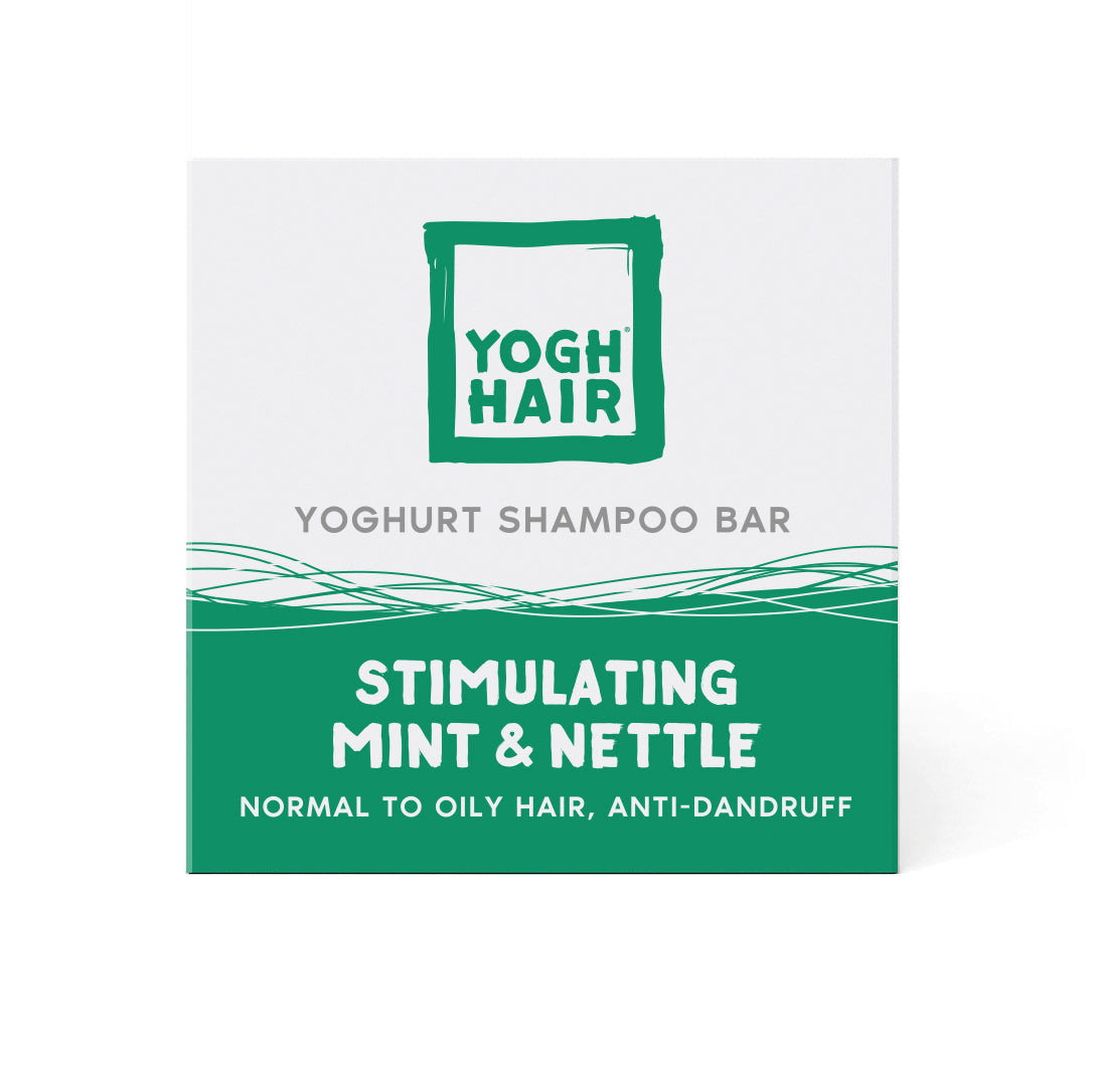 YOGHHAIR® Stimulating Solid Shampoo Mint and Nettle, 110g.