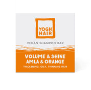 YOGHHAIR® Solid Shampoo for Volume and Shine with Amla and Orange, 110g.